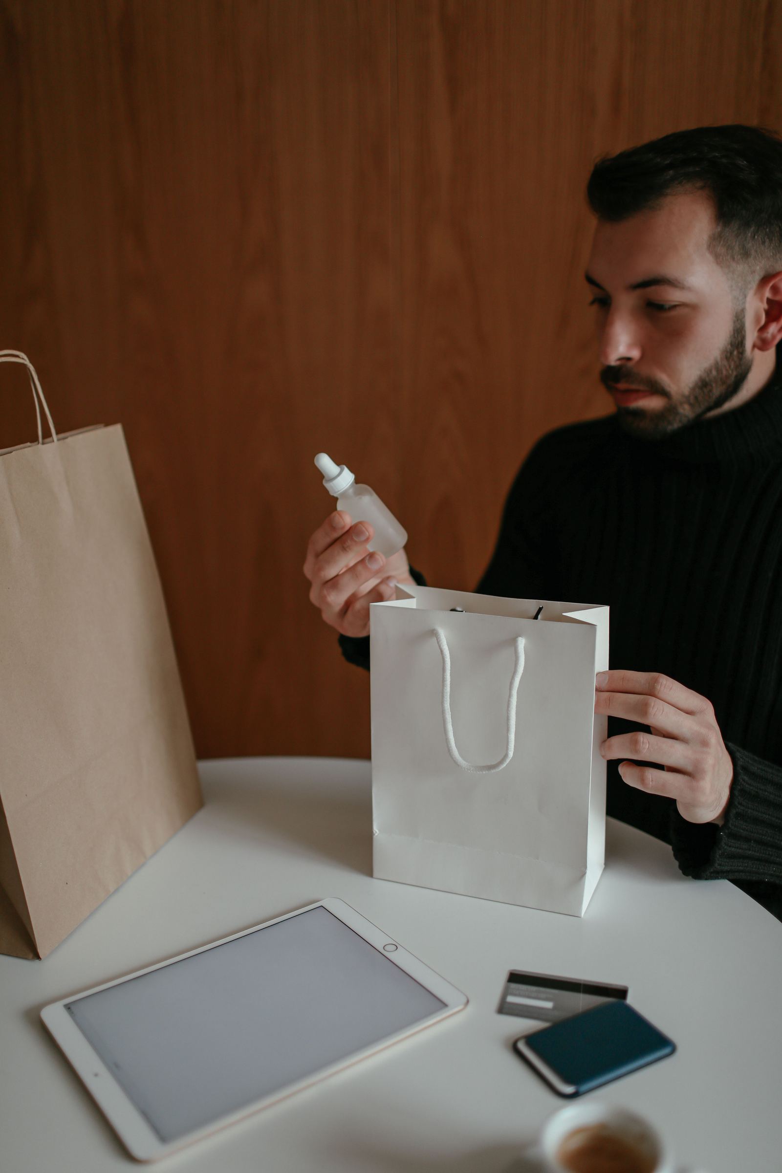 An online storefront in miniature - illustrative
