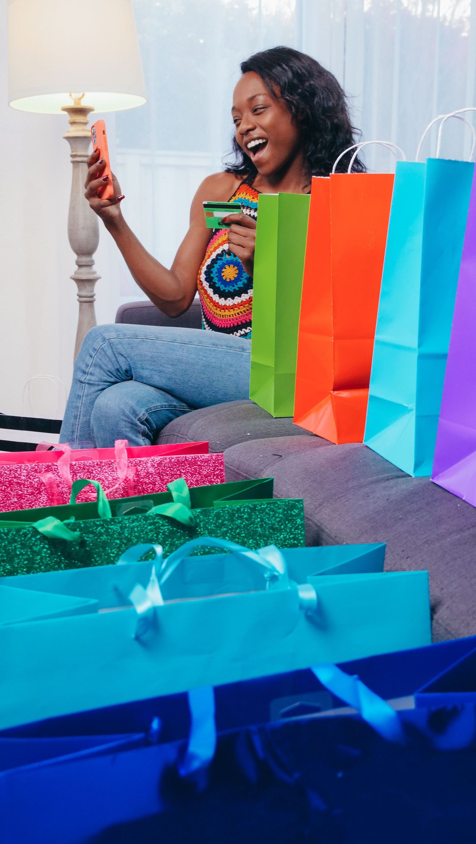 An online storefront in miniature - illustrative