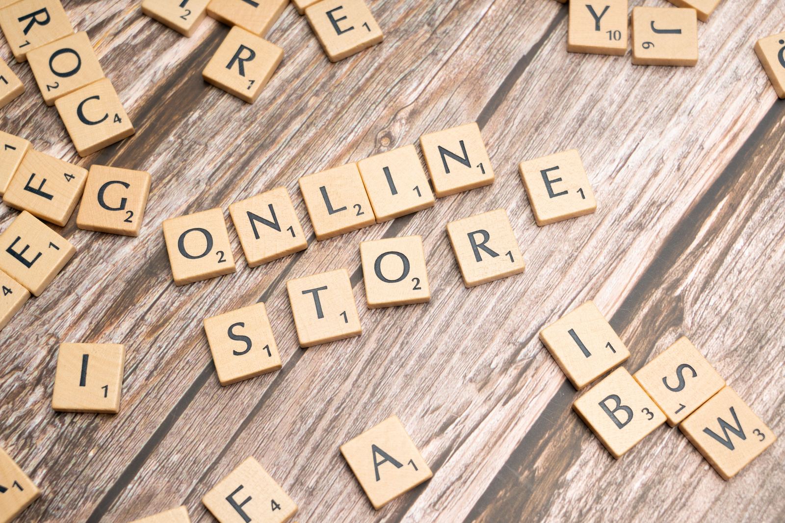 An online storefront in miniature - illustrative