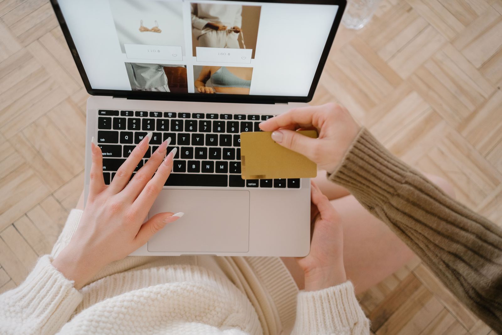 An online storefront in miniature - illustrative