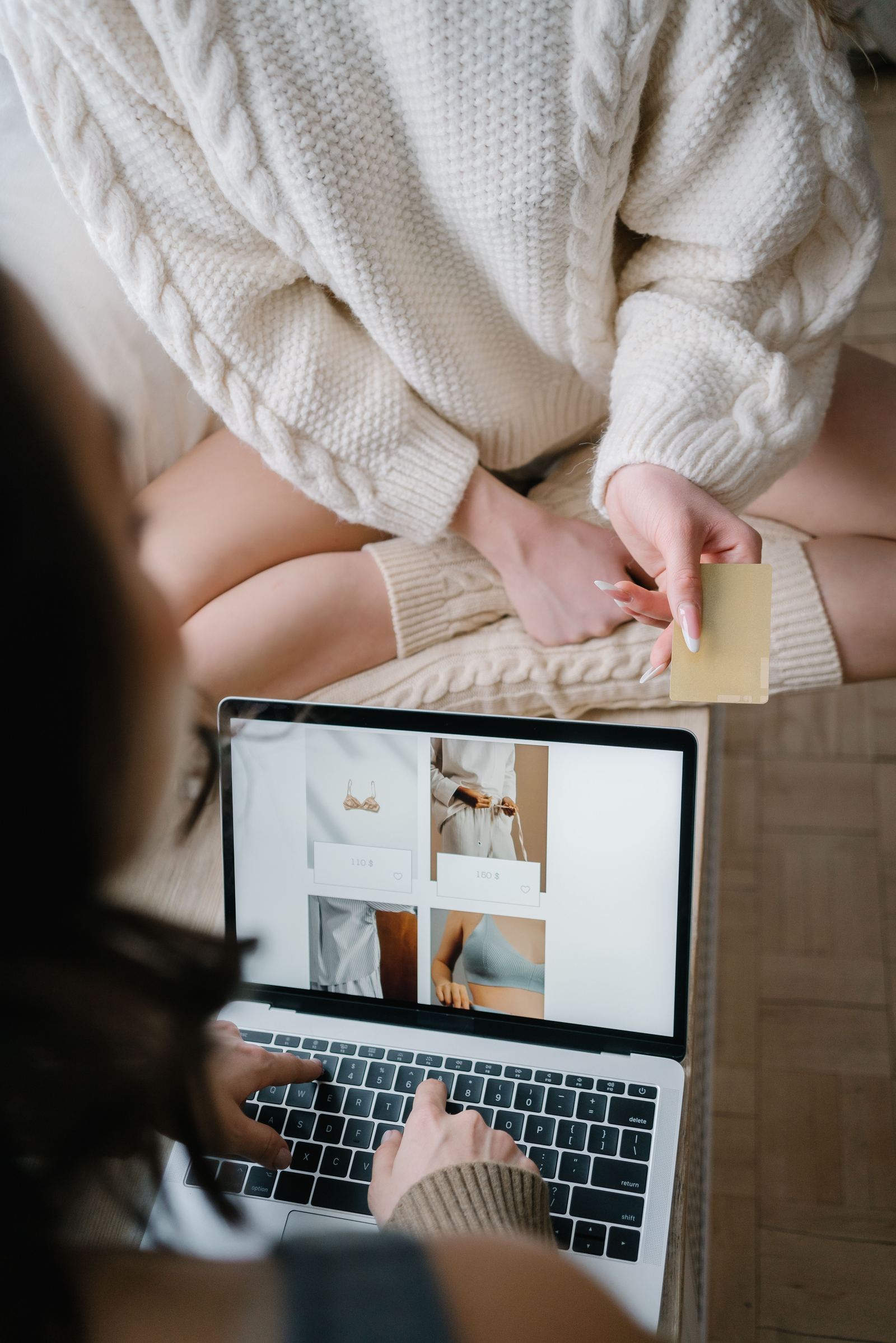 An online storefront in miniature - illustrative