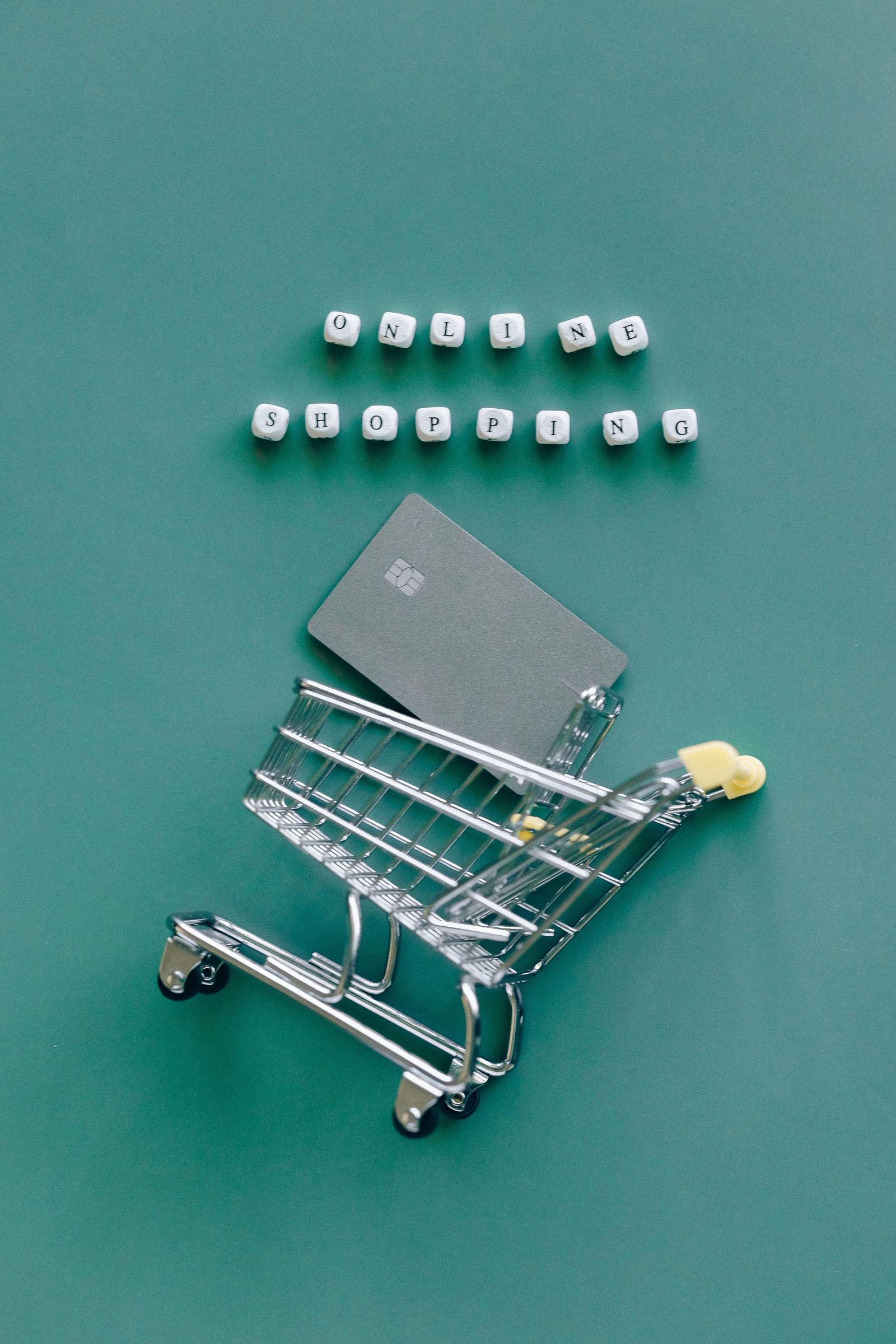 An online storefront in miniature - illustrative