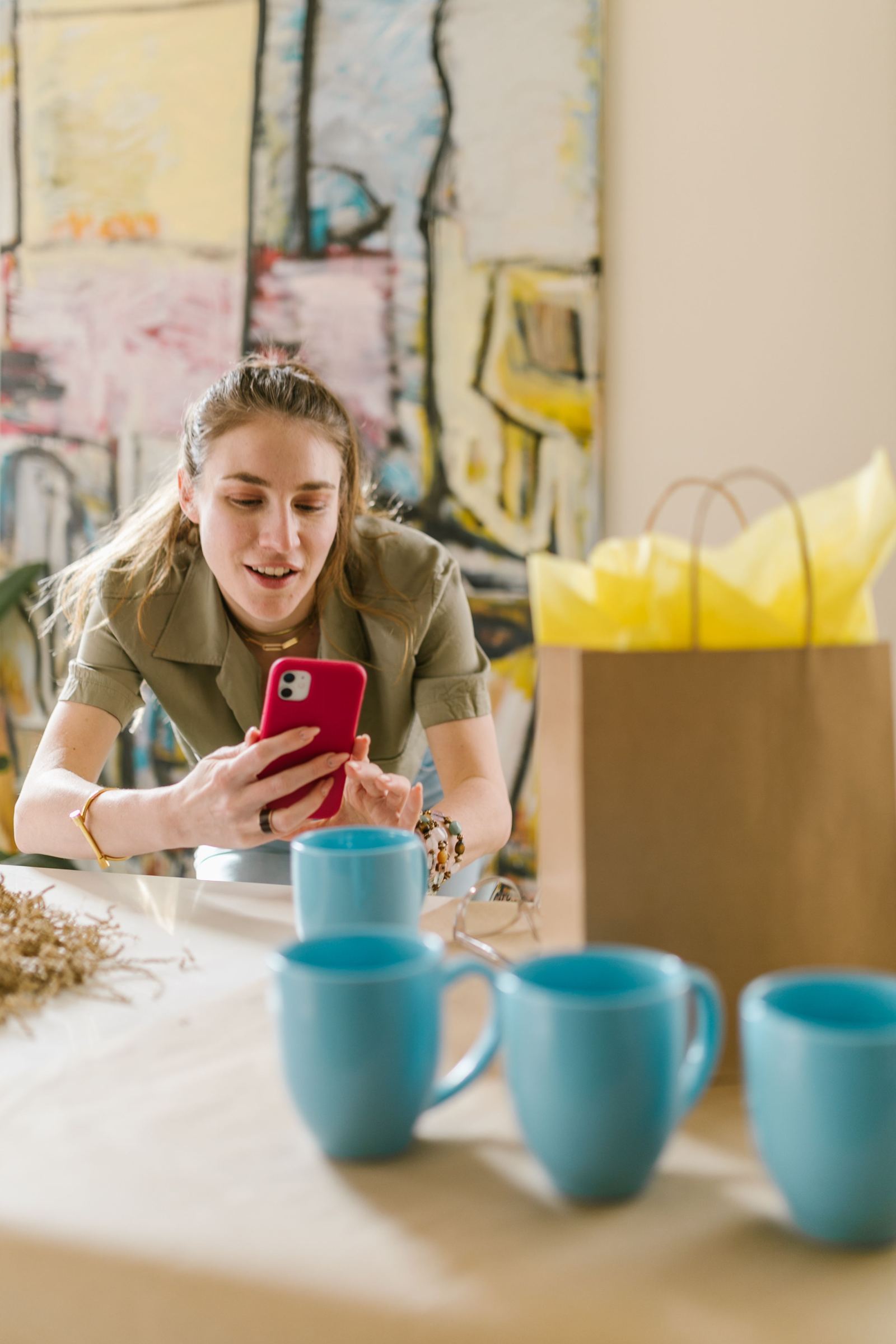 An online storefront in miniature - illustrative